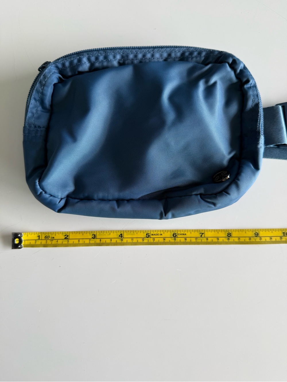 Blue Nylon Waist Bag